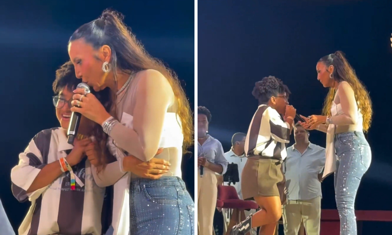 Ivete interrompe Milena e evita saia justa: &lsquo;Lavar roupa suja depois&rsquo;.Foto: Redes sociais 