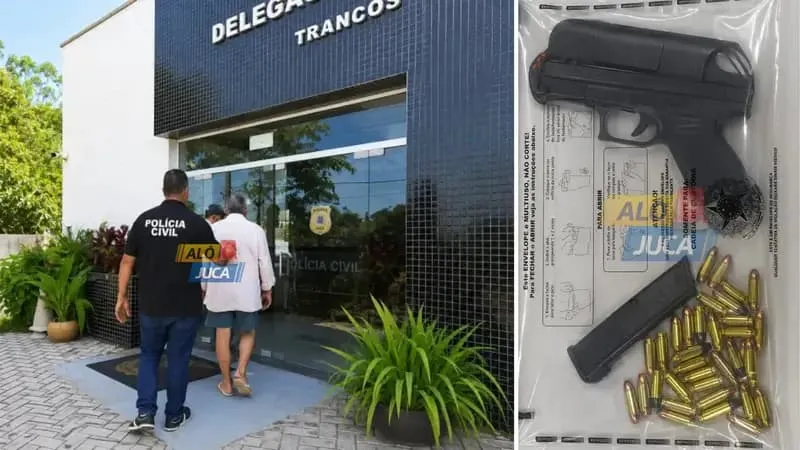 Italiano é preso após ameaçar e apontar amar para oficial de Justiça em Trancoso