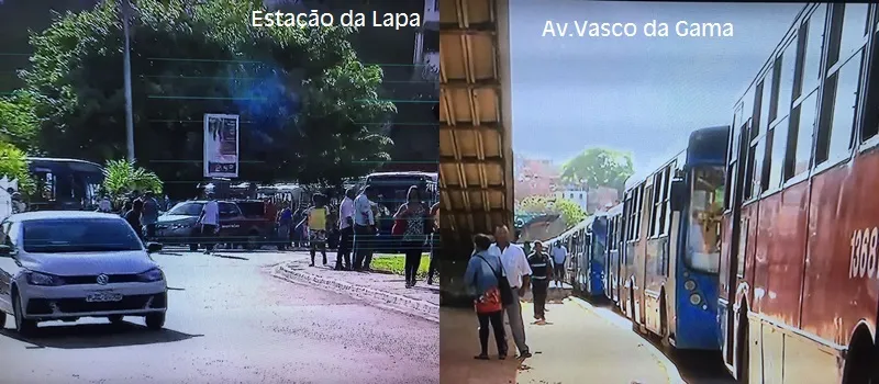 PROTESTO: Manifestantes bloqueiam acesso à estação da LAPA e via exclusiva de ônibus na Vasco da Gama