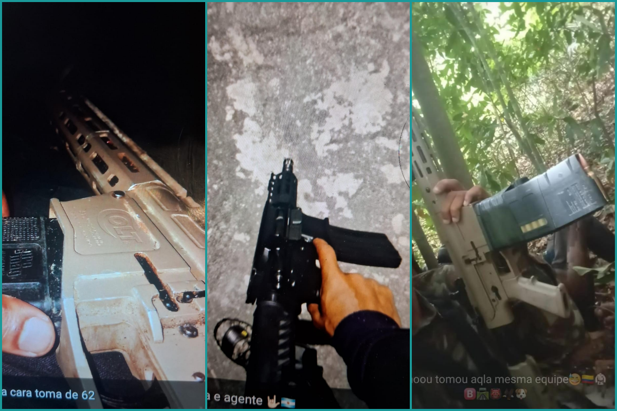 De acordo com a Secretaria de Segurança Pública (SSP-BA), os nove mortos em Cajazeiras eram faccionados e usavam as redes sociais para fazer sinais de facção e ostentar armas. Foto: SSP-BA