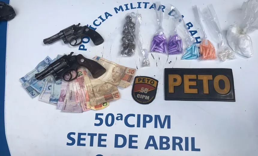 Dupla que tinha R$ 2.500 em drogas morre após confronto com a PM no Trobogy