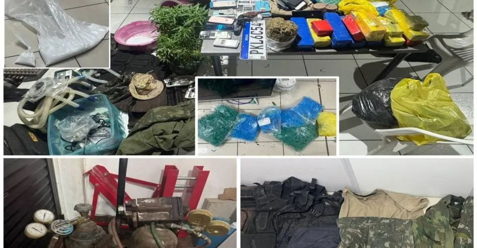 Com drogas e granadas, laboratório do tráfico é encontrado em Pituaçu