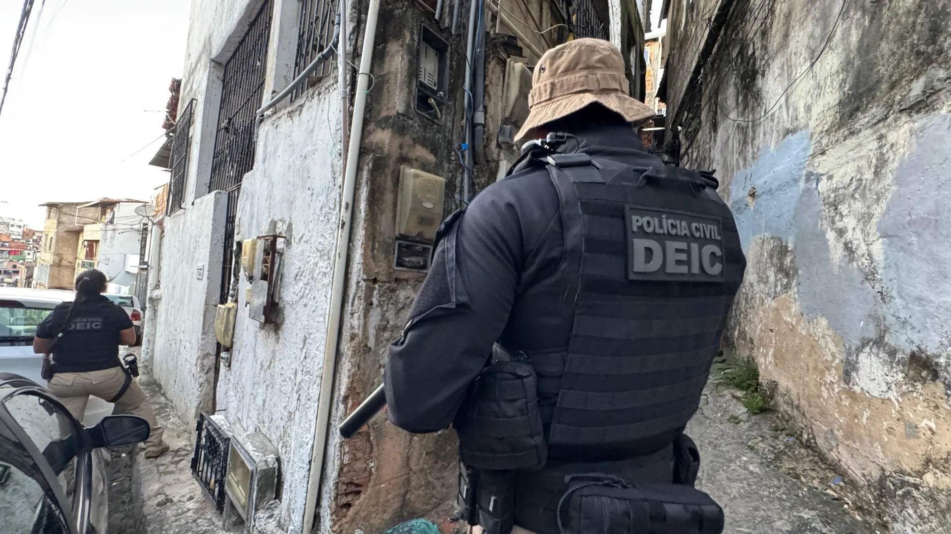 Operação policial em Salvador. Foto: Ascom-PCBA