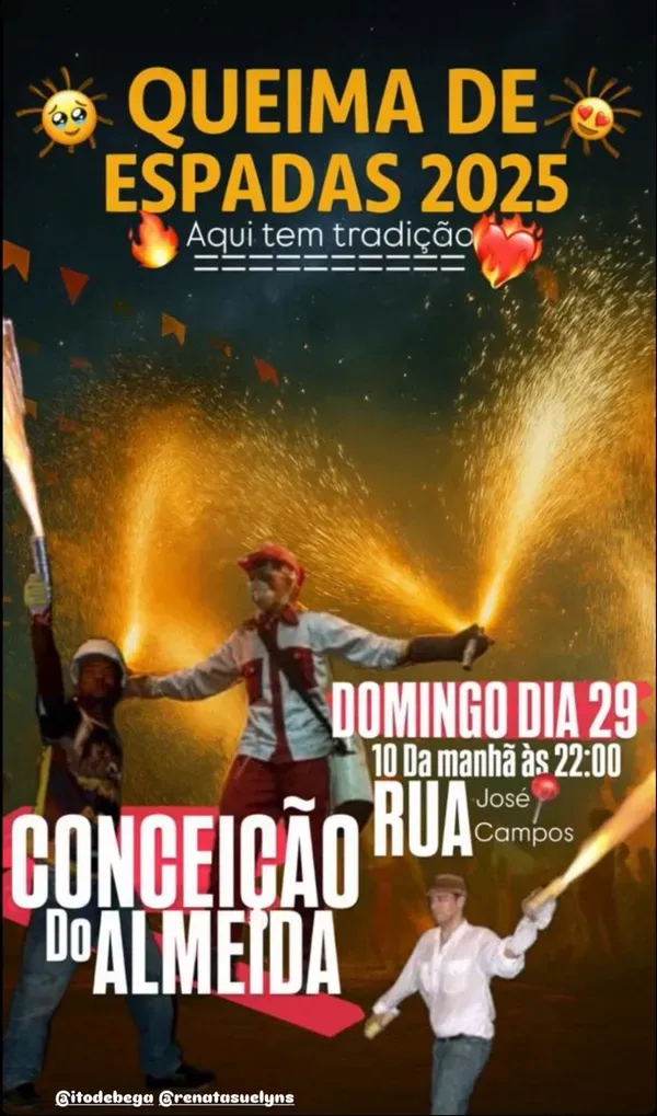 Guerra de Espada em Conceição do Almeida