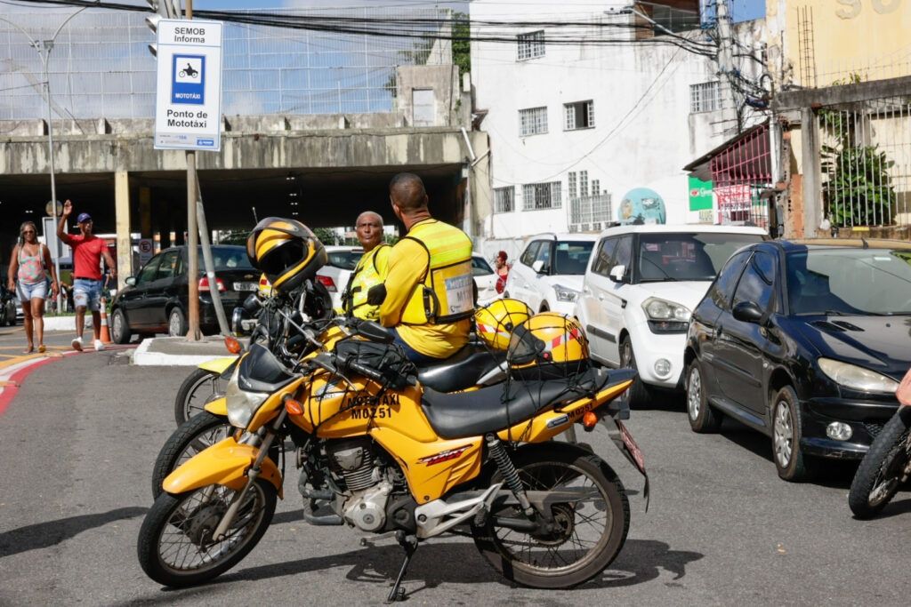 Mototaxistas que fizeram a vistoria obrigatória em janeiro deste ano estão isentos de taxa e dispensados de comparecer. Foto: Secom/PMS