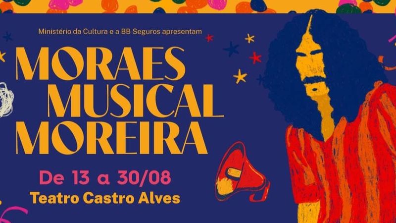 A trajet&oacute;ria de Moraes Moreira chega aos palcos por meio de m&uacute;sica, poesia e elementos da cultura popular/Foto: Divulga&ccedil;&atilde;o&nbsp;