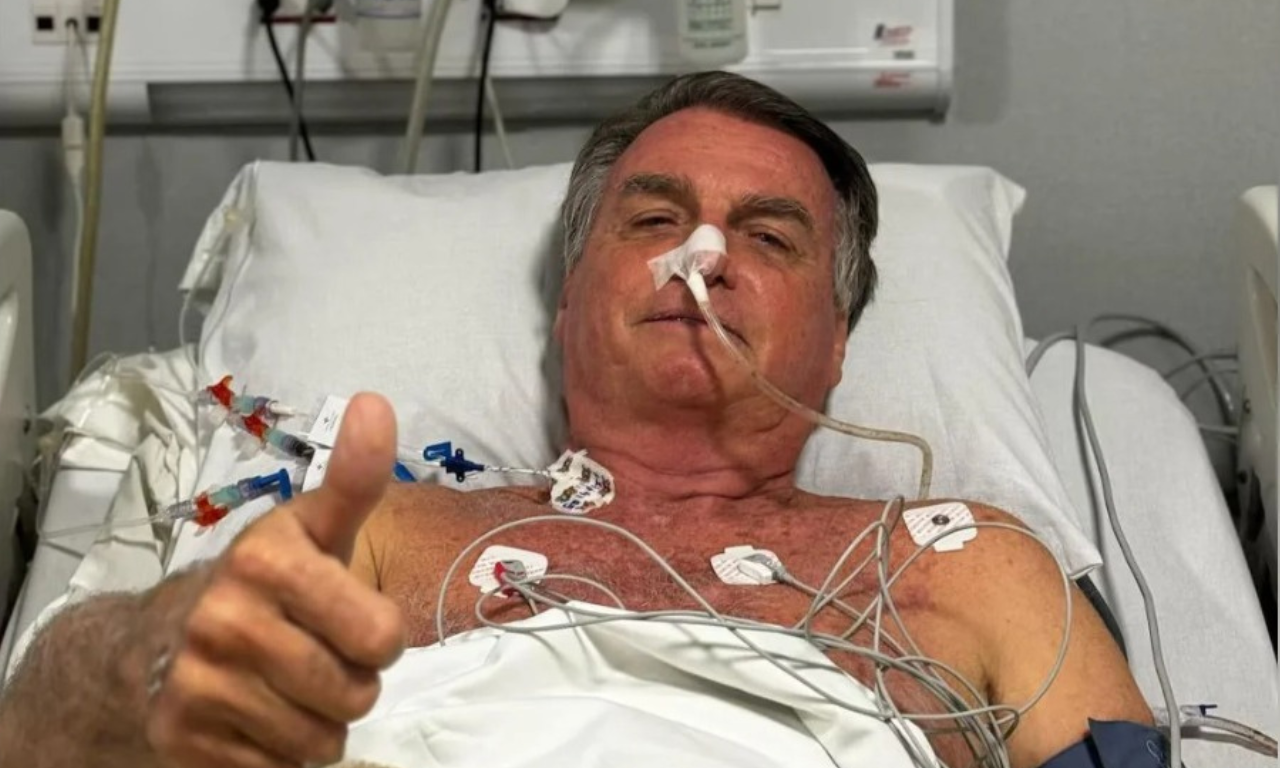 Bolsonaro será transferido para Brasília. Foto: redes sociais | @jairmessiasbolsonaro