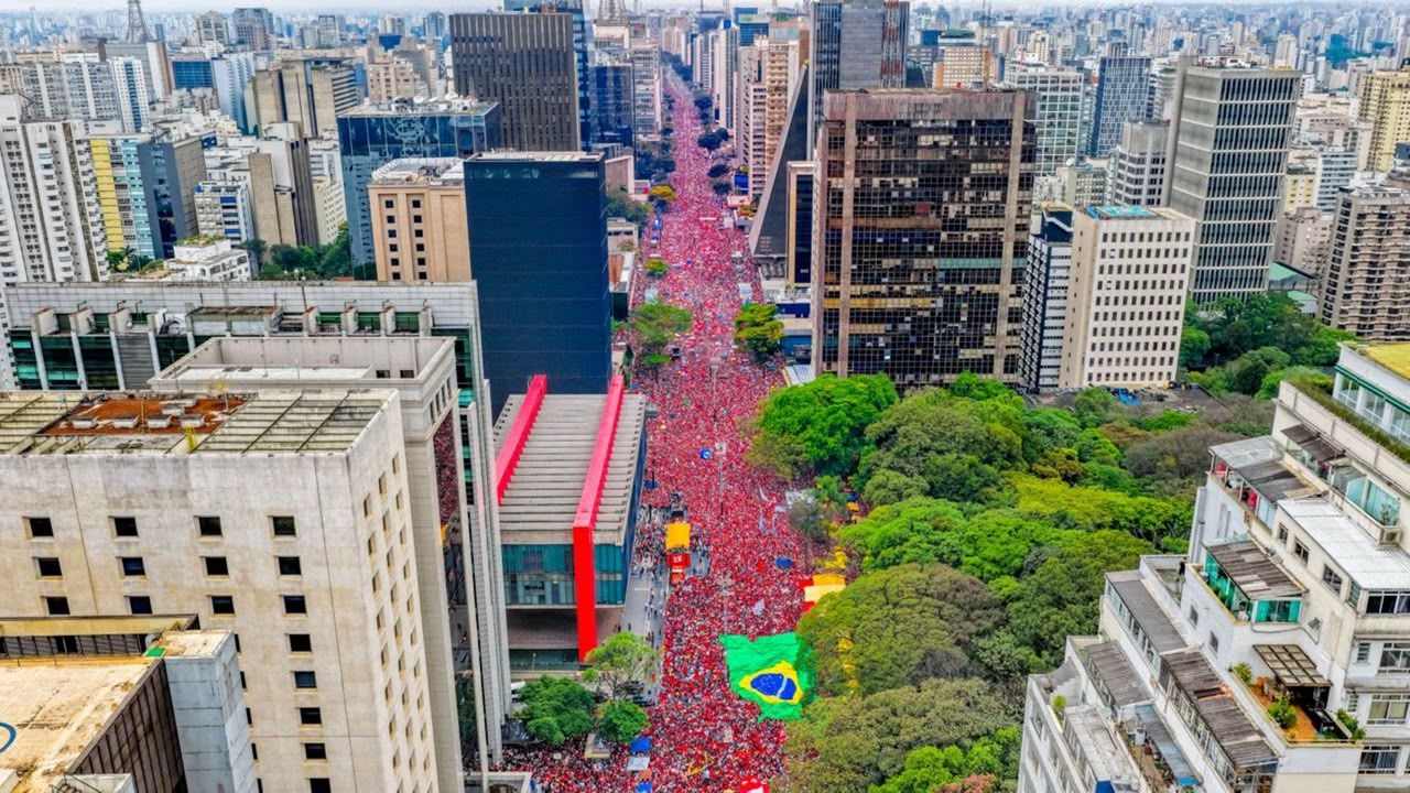 Ato Do Pt Na Paulista Foto Ricardo Stuckert