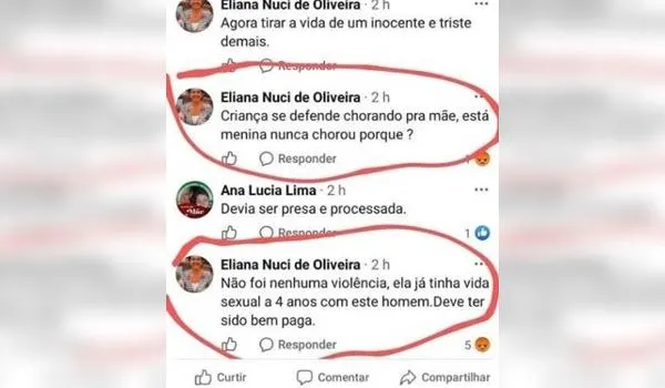 Professora é demitida após dizer, em rede social, que criança de 10 anos estuprada pelo tio "deve ter sido bem paga" 