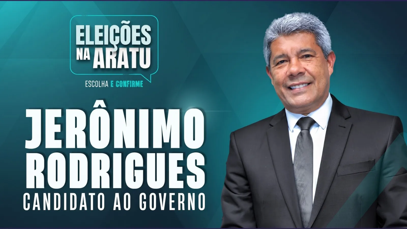 Jerônimo Rodrigues participa de sabatina da TV Aratu nesta terça-feira