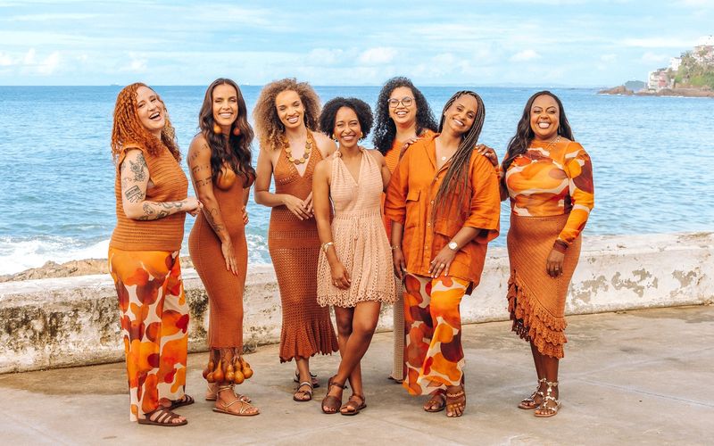 Formado por mulheres, o Sambaiana leva ao palco uma apresenta&ccedil;&atilde;o que destaca o protagonismo feminino dentro do samba/Foto: Caio L&iacute;rio