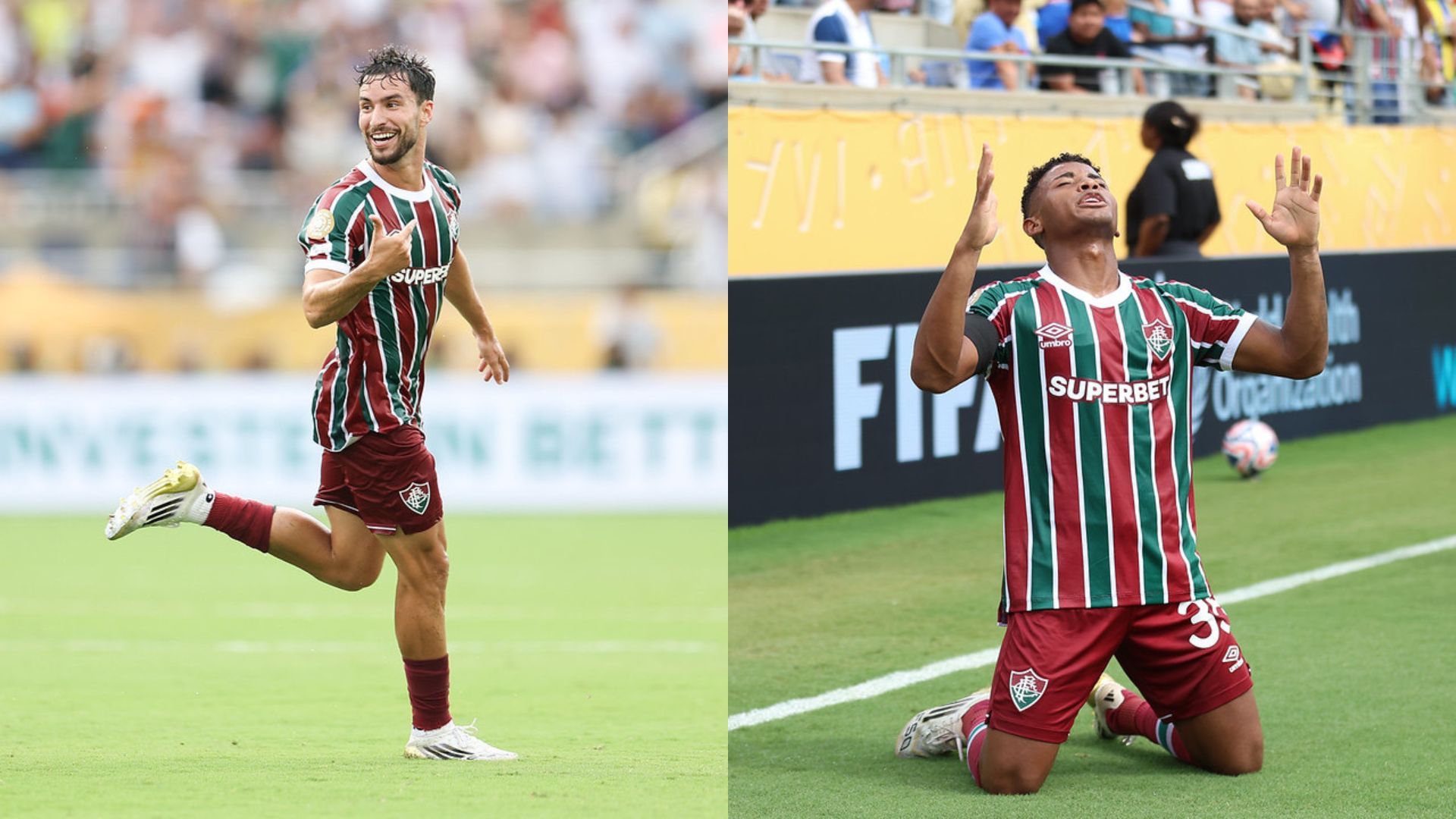 Martinelli e Hércules fizeram os gols do Fluminense | Fotos: Lucas Merçon/Fluminense F.C.