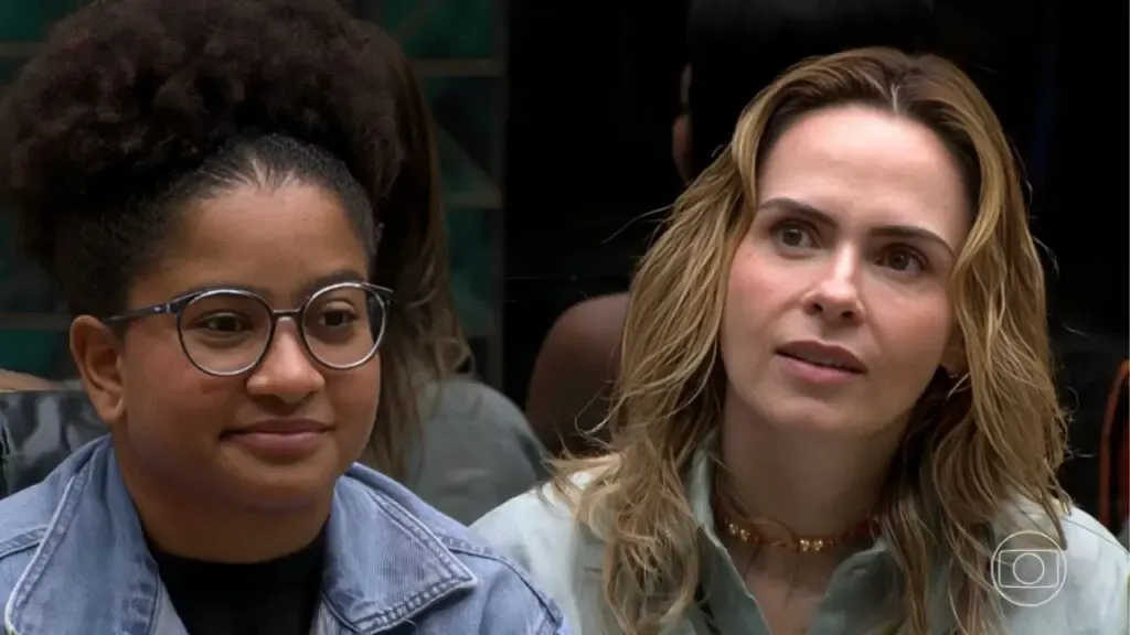 Ana Paula Renault e Milena no BBB 26. Foto: Rede Globo