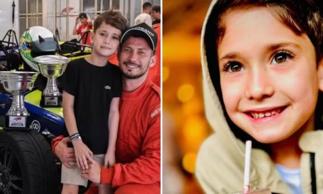 Vídeo mostra momento em que piloto e filho colidem com caminhão. Foto: Reprodução/Instagram 