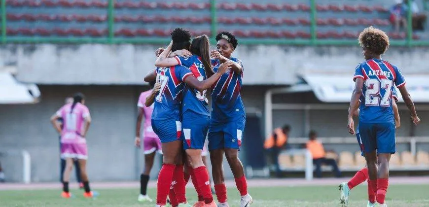 Bahia faz 10 a 0 e assume melhor campanha do Baianão Feminino 2024