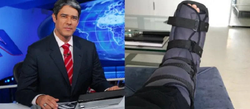 BURBURINHOS: William Bonner vai trabalhar de cadeira de rodas e fica mal visto na Globo