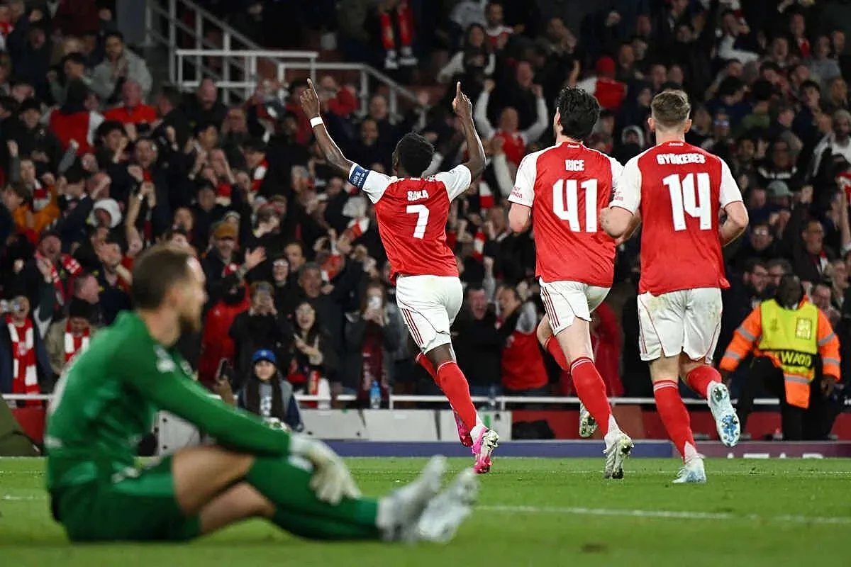 Arsenal vence Atlético de Madrid e vai à final da Champions League após 20 anos