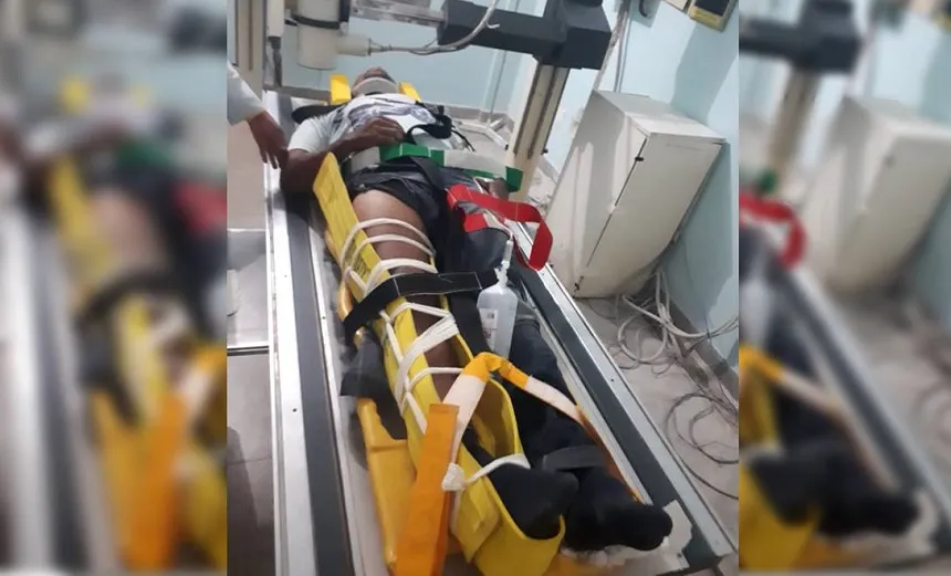 Vítima de acidente sofre no Hospital de Simões Filho: ?O Hospital não tem recursos?