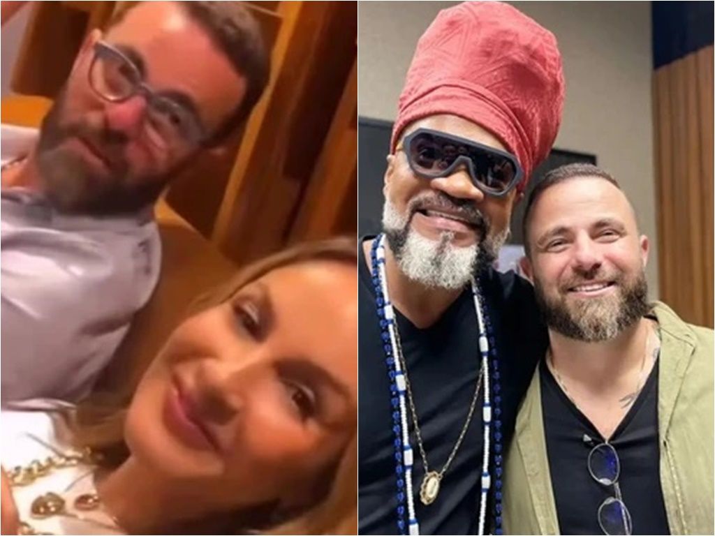 O empresário Fábio Almeida afirmou que não procedem as informações de que ele havia rompido com Cláudia Leitte e Carlinhos Brown. Foto: Redes Sociais