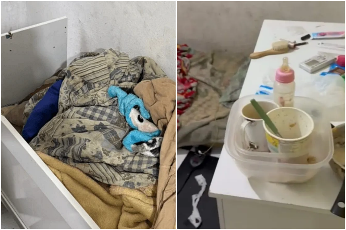 A bebê de 8 meses morreu em casa após ter sido deixada com irmão de 5 anos enquanto a mãe foi para o baile funk. Foto: Divulgação/PCERJ