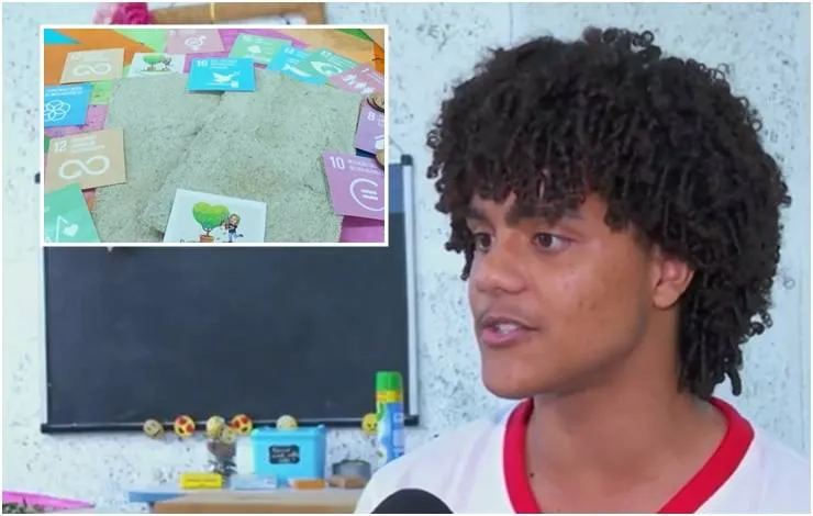 Estudante baiano é destaque nacional ao criar papel com planta Espada de São Jorge