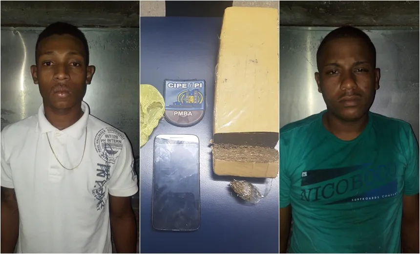 Polícia prende dupla de traficantes de drogas em Camaçari