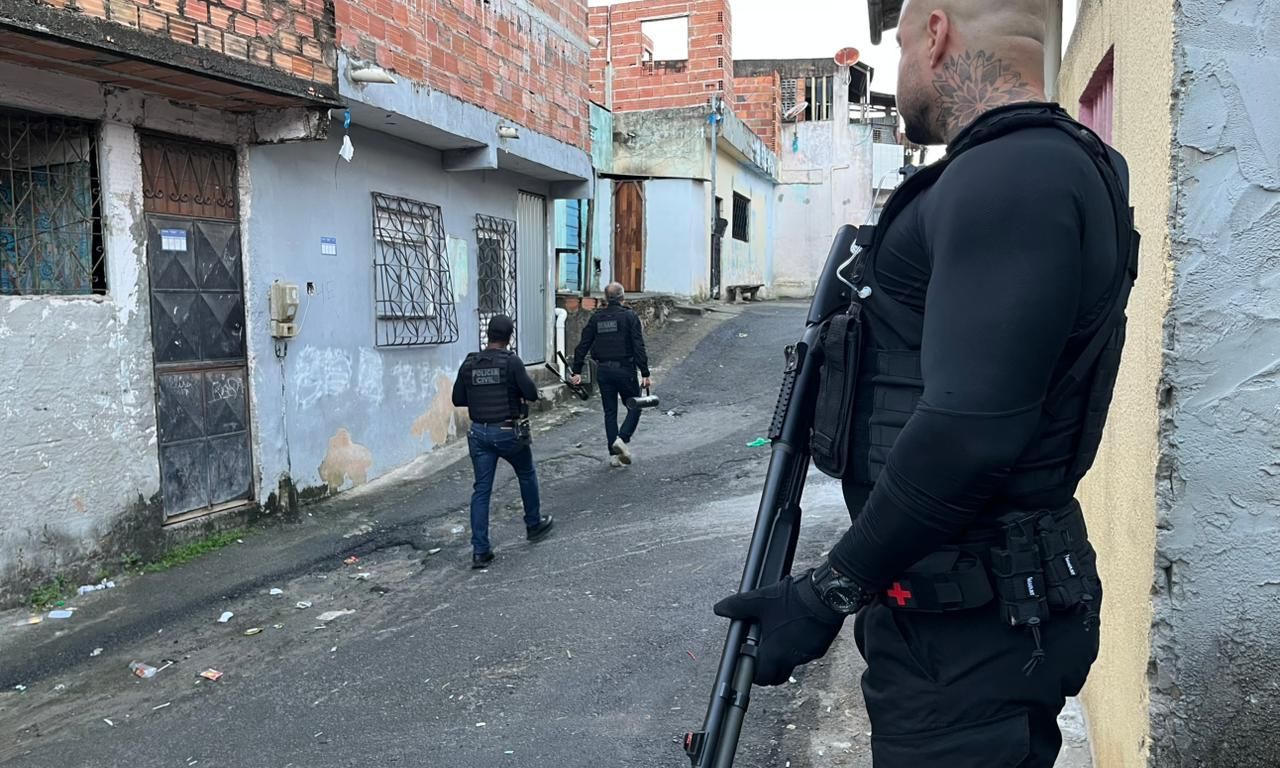 opera&ccedil;&atilde;o contra venda ilegal de armas na Bahia. Foto: Ascom PC
