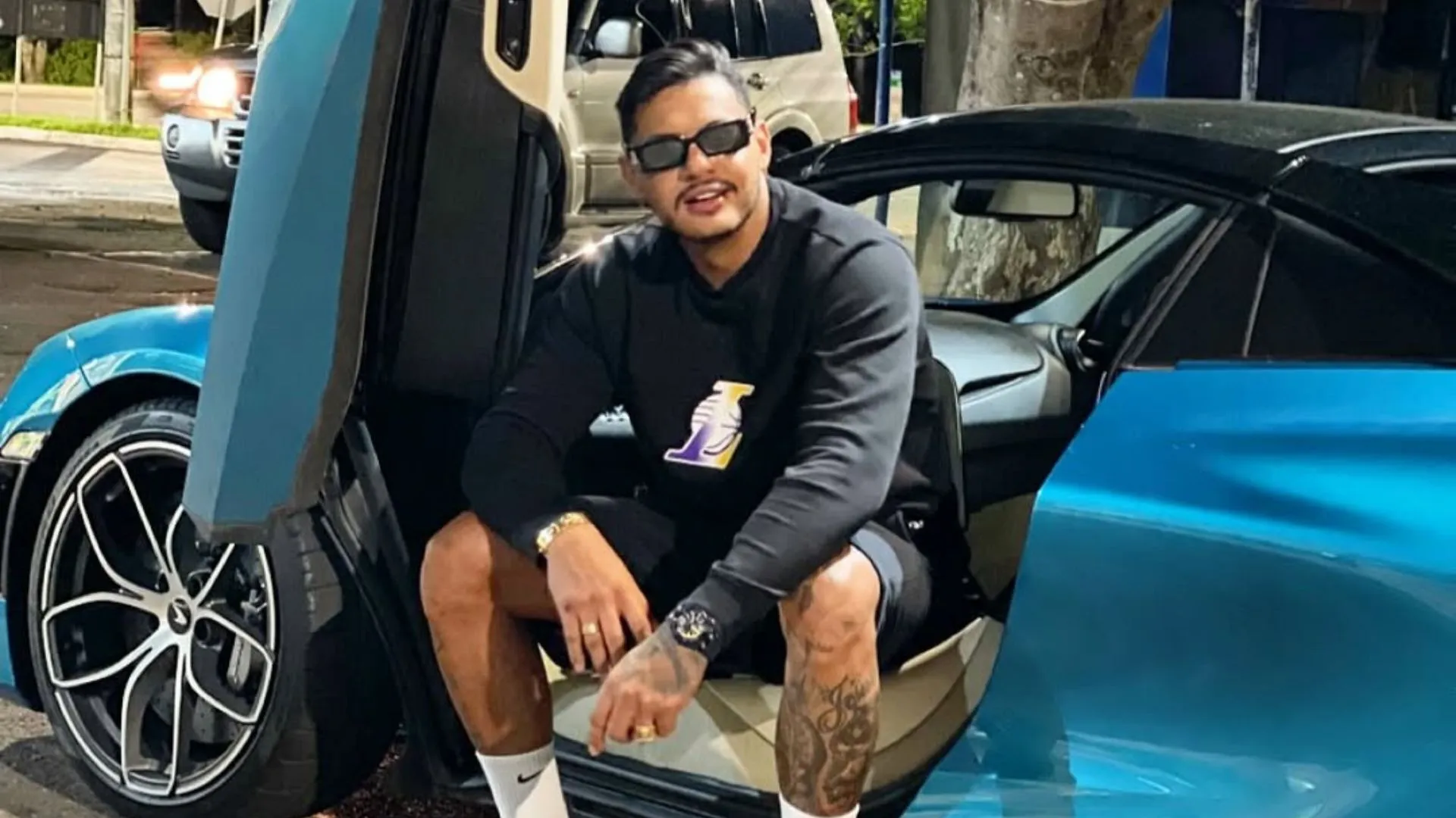 Rapper Hungria recebe alta hospitalar. Foto: Redes sociais 