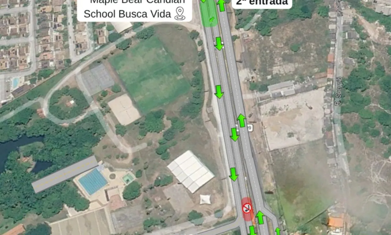 Tráfego é alterado em acessos da BA-099 após conclusão de obra; veja mudanças