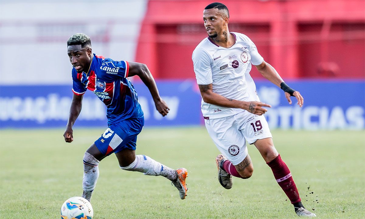 Bahia e Jacuipense jogam pelas semifinais do Baianão. Foto: Divulgação/Bahia