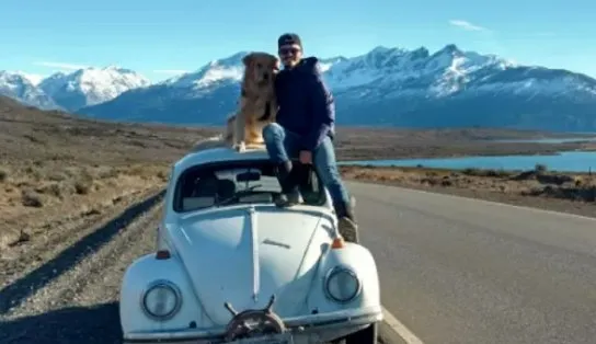 Morre em acidente nos EUA, influencer brasileiro que rodava o mundo com cão; animal também não resistiu