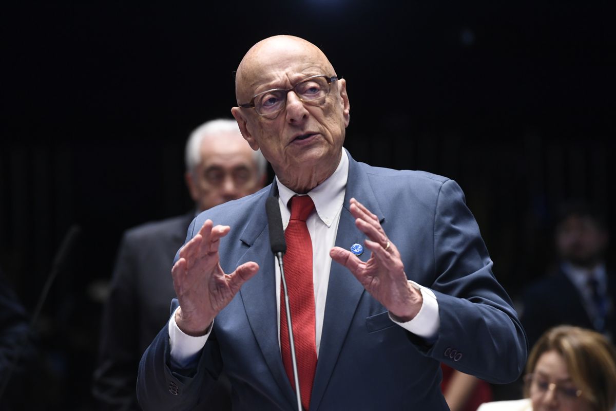 Senador Esperidião Amin foi o relator do projeto que reduz as penas dos condenados. Foto: Jefferson Ruddy | Agência Senado