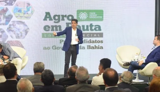 ACM Neto diz que vai afastar politização da Agricultura, fortalecer ADAB e fomentar tecnologia para aumentar produtividade