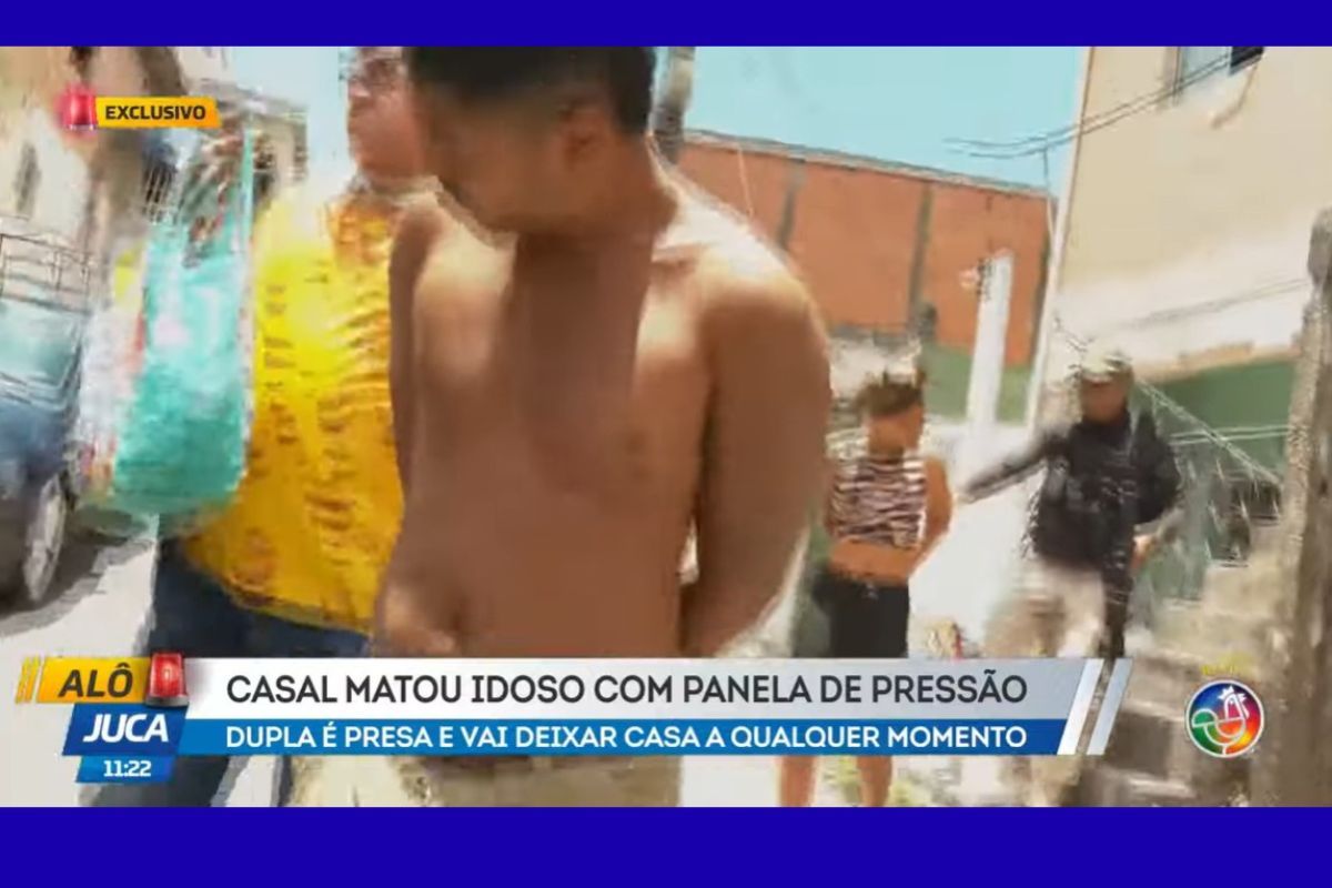 Um Casal Foragido Da Justi&ccedil;a, Suspeito De Matar Um Idoso De 65 Anos Durante Uma Tentativa De Roubo. Foto: Reprodu&ccedil;&atilde;o TV Aratu 