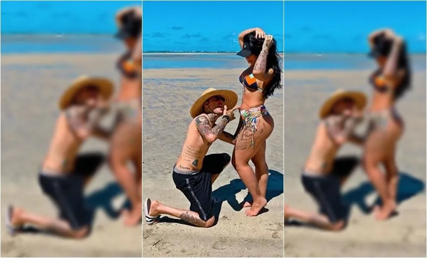 Kannário posta vídeo ‘babando’ pelo filho durante ultrassom: “Liam ta chegando”