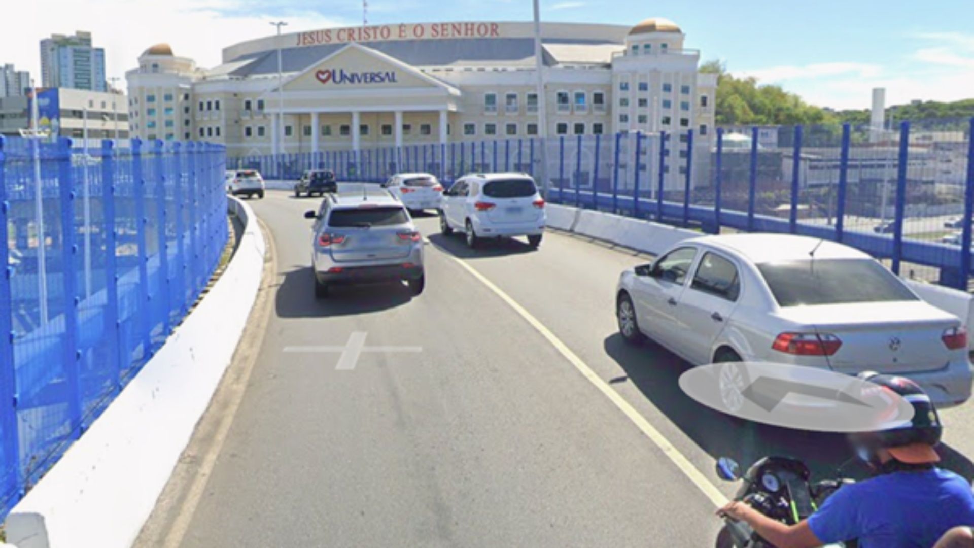 Viaduto Raul Seixas está com acesso restrito. Foto: Reprodução | Google Street View