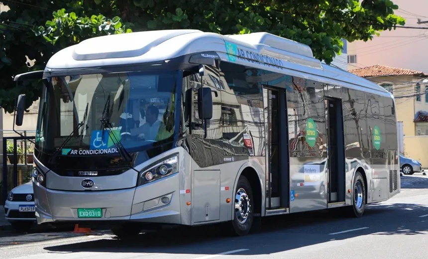 Ônibus 100% elétrico começa a ser testado em Salvador nesta semana