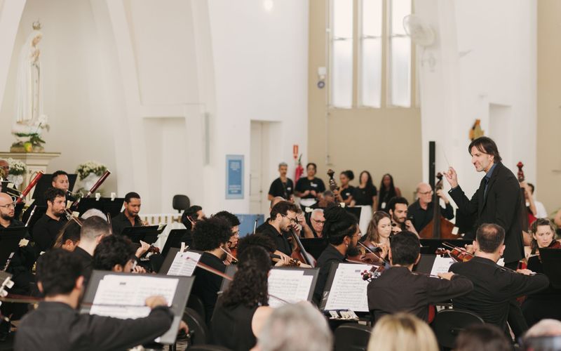 O projeto OSBA na Estrada chega a Santo Amaro com o concerto “Viva De Falla”. Sob regência de Carlos Prazeres e com solo do pianista Leonardo Hilsdorf/Foto: Divulgação
