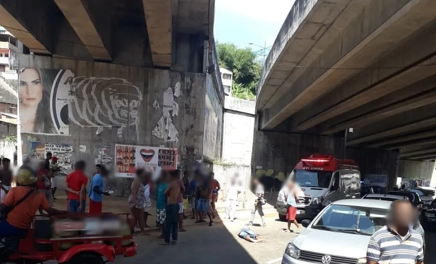 Ex-zagueiro do Galícia é executado a tiros próximo à Via Expressa na Baixa de Quintas