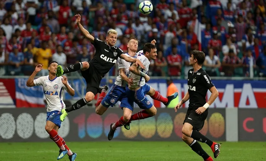 Em jogo bastante movimentado, Bahia empata com o Atlético-MG e deixa o Z-4