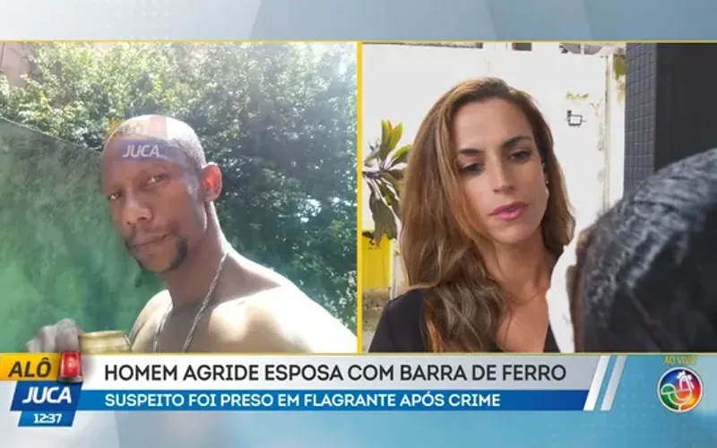 Uma mulher denunciou ter sido v&iacute;tima de agress&atilde;o por parte do companheiro, com quem mantinha um relacionamento h&aacute; cerca de tr&ecirc;s anos/Foto: Reprodu&ccedil;&atilde;o/TV Aratu&nbsp;