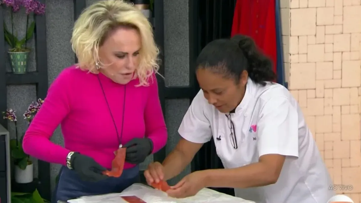 Vídeo: Ana Maria Braga dá bronca em cozinheira ao vivo e é criticada nas redes sociais