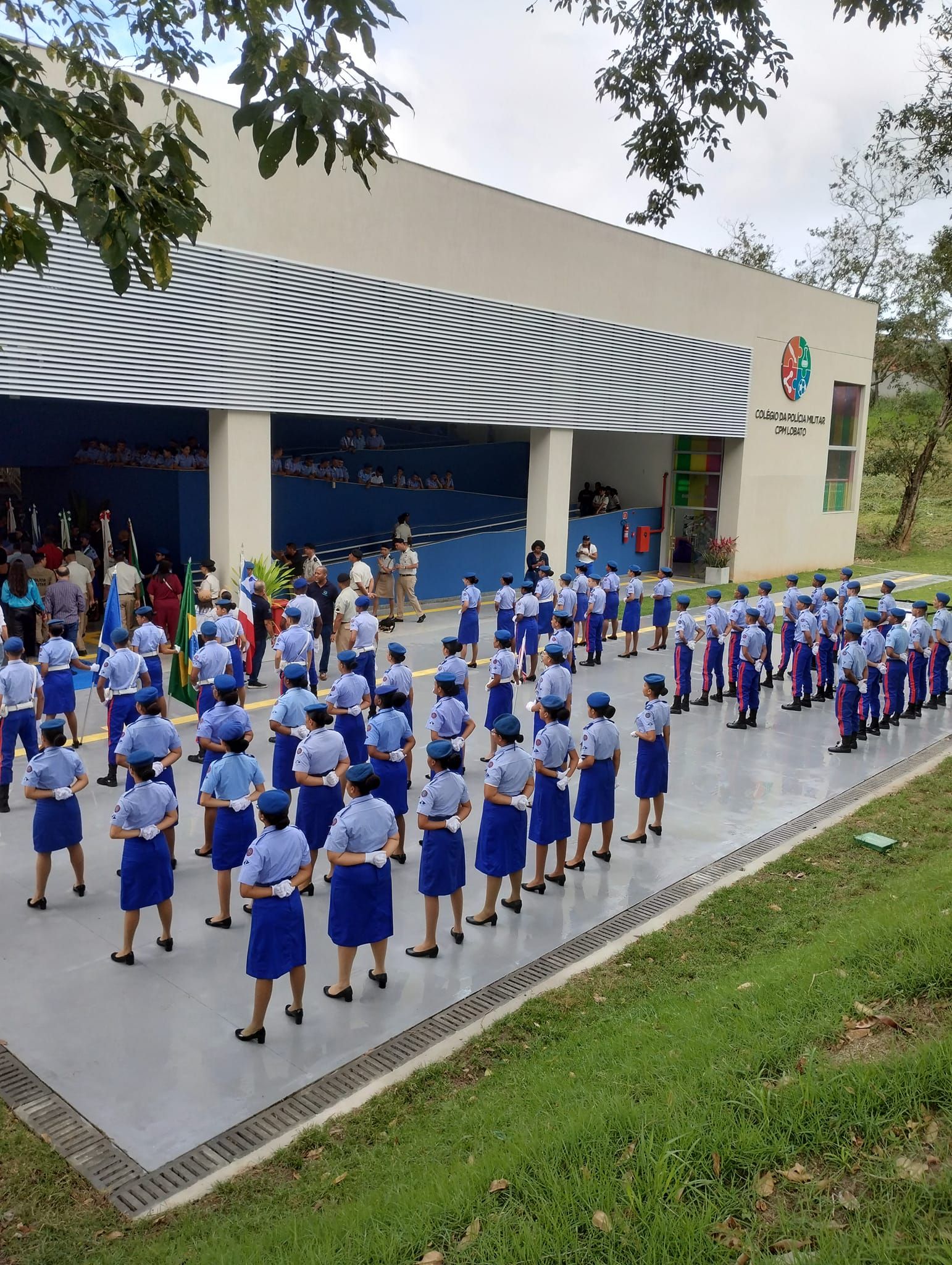 De acordo com a corporação, os alunos do colégio da PM apresentaram 