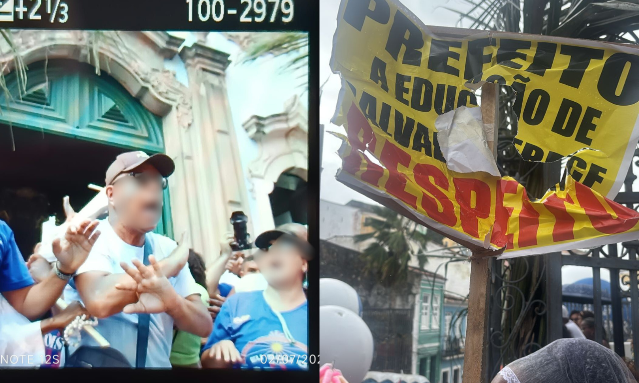 Suspeito de agressão. Foto: Arquivo Pessoal