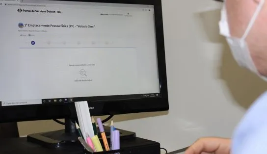 Primeiro emplacamento de veículos pode ser realizado pelo site do Detran-Ba; saiba como