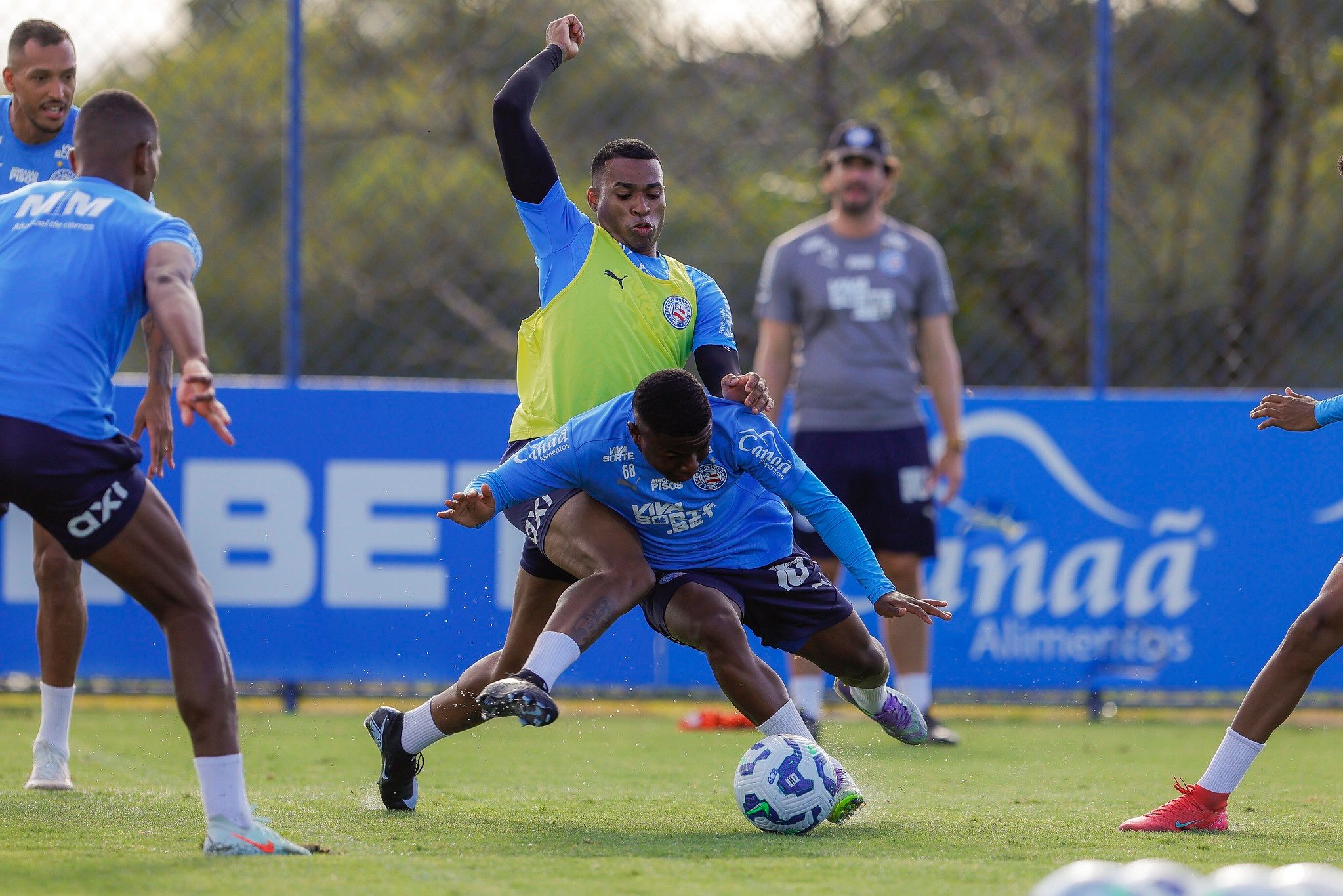 Preparação do Bahia para pegar o Botafogo. Foto: Rafael Rodrigues | ECB
