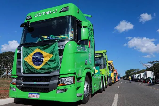 Bahia teve 2º maior número de caminhões em atos bolsonaristas de 8 de janeiro