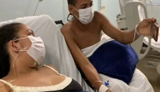 Com Covid-19, mulher precisa fazer cesárea e só conhece o filho dias depois na Bahia; pai também está internado 