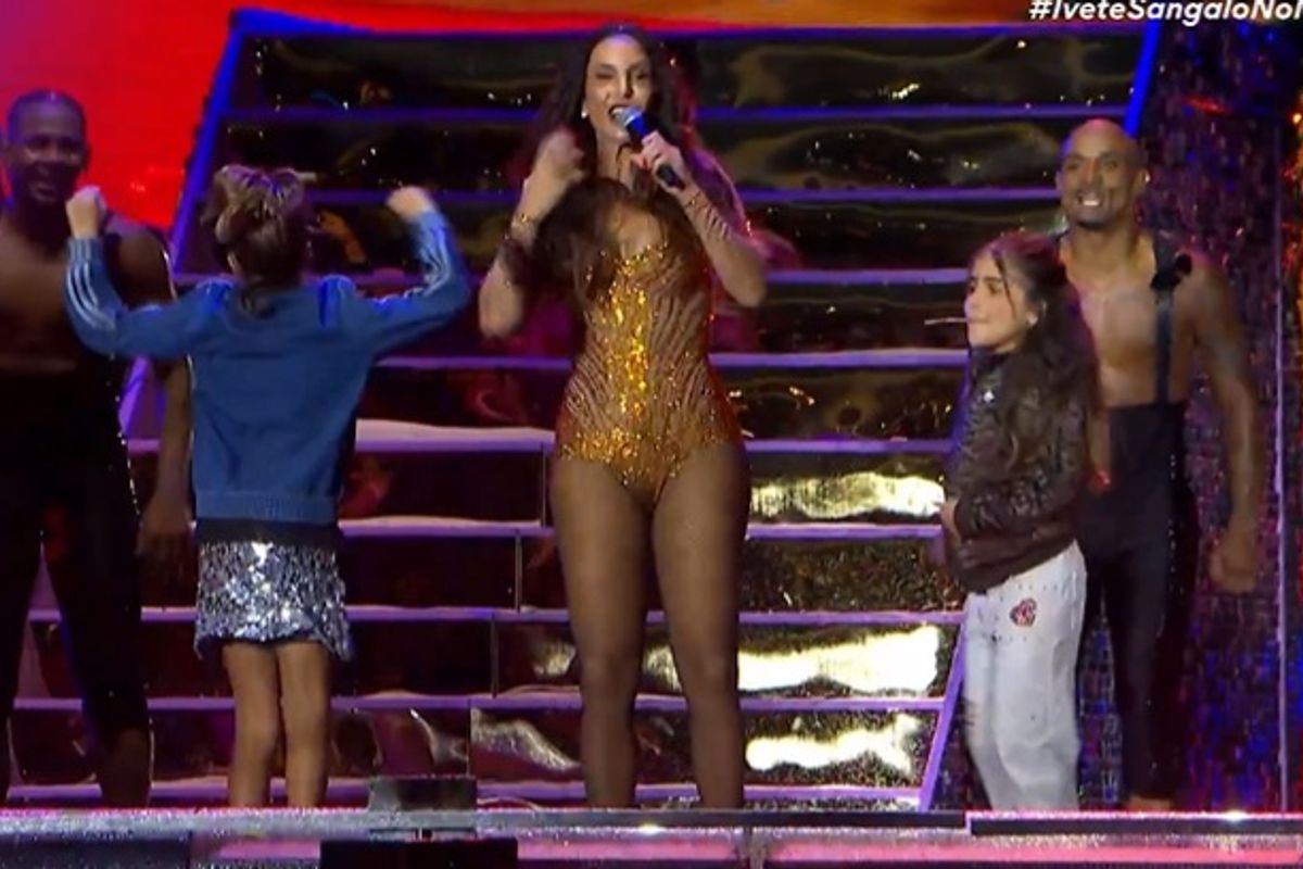 Filhas de Ivete Sangalo roubam cena no Rock in Rio 2026. Foto: Reprodu&ccedil;&atilde;o | V&iacute;deo