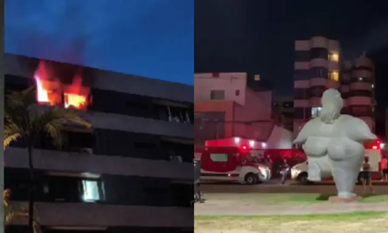 Segundo o Corpo de Bombeiros, que enviou equipes ao local, o fogo começou por volta das 17h55. Conforme apuração do Aratu On, o fogo teria sido provocado por uma vela que caiu e acabou se espalhando pelo imóvel. As chamas se alastraram rapidamente dentro do apartamento, causando grande quantidade de fumaça.